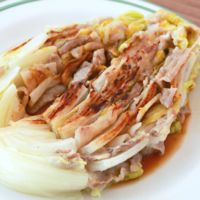 白菜と豚バラのミルフィーユ焼き