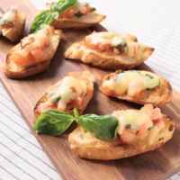フライパンで作る ブルスケッタ風