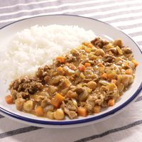 ラム肉とひよこ豆のカレー