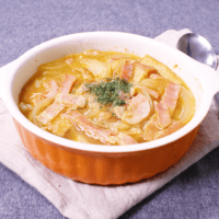 パパっとブランチ!簡単レンジカレースープ