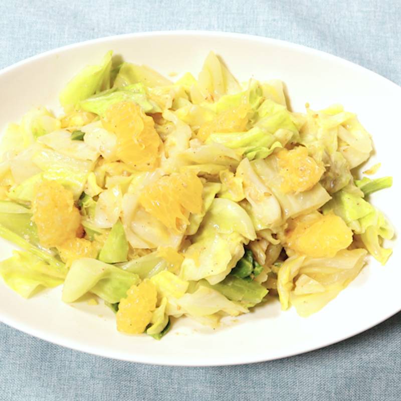 春キャベツと甘夏の胡麻ドレ和え 作り方・レシピ | クラシル