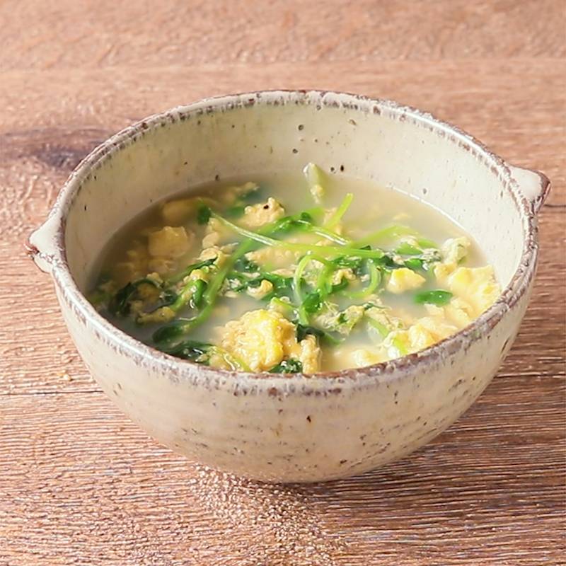 小松菜としめじのたまごスープ 作り方 レシピ クラシル 小松菜としめじのたまごスープ 作り方 レシピ クラシル