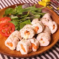 レンジで簡単!ミニチーズチキンロール