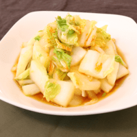 甘じょっぱ糖酢ドレッシングでモリモリ白菜