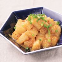 長芋の柚子味噌炒め