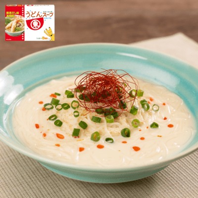 だしのうま味広がる！豆乳そうめん