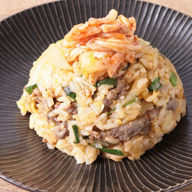 キヌアのキムチ納豆チャーハン 作り方 レシピ クラシル