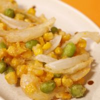 とうもろこしと枝豆の夏かき揚げ