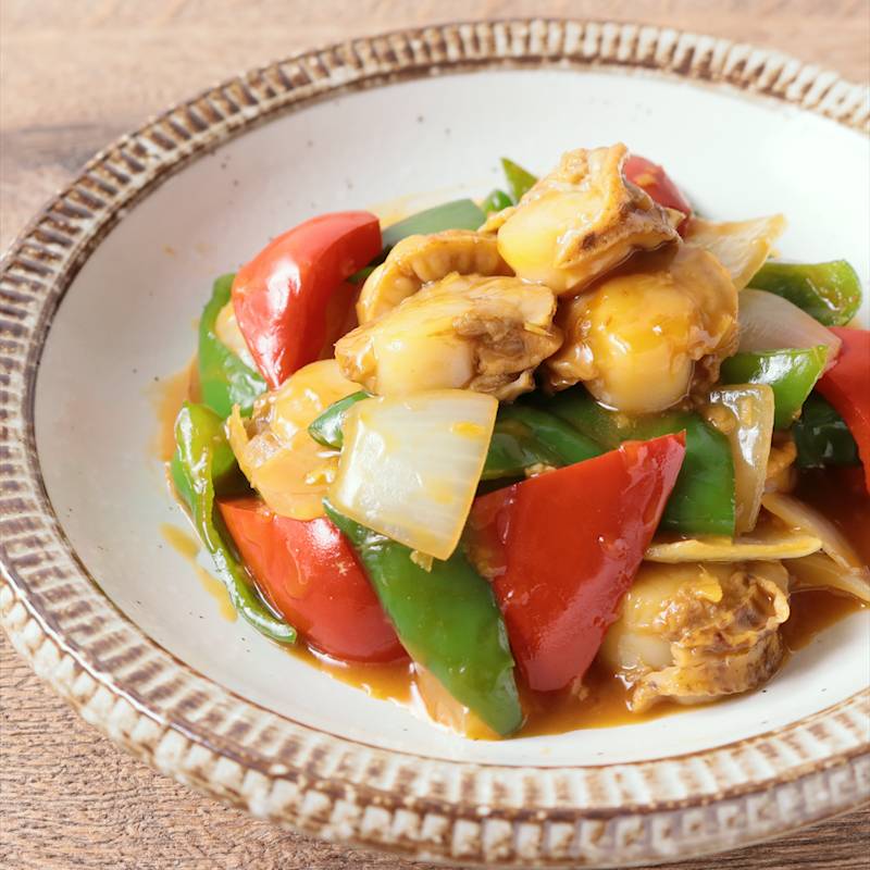 ベビーホタテとピーマンのピリ辛オイスター炒め 作り方 レシピ クラシル