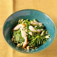 クレソンとちくわでタイ風和えもの