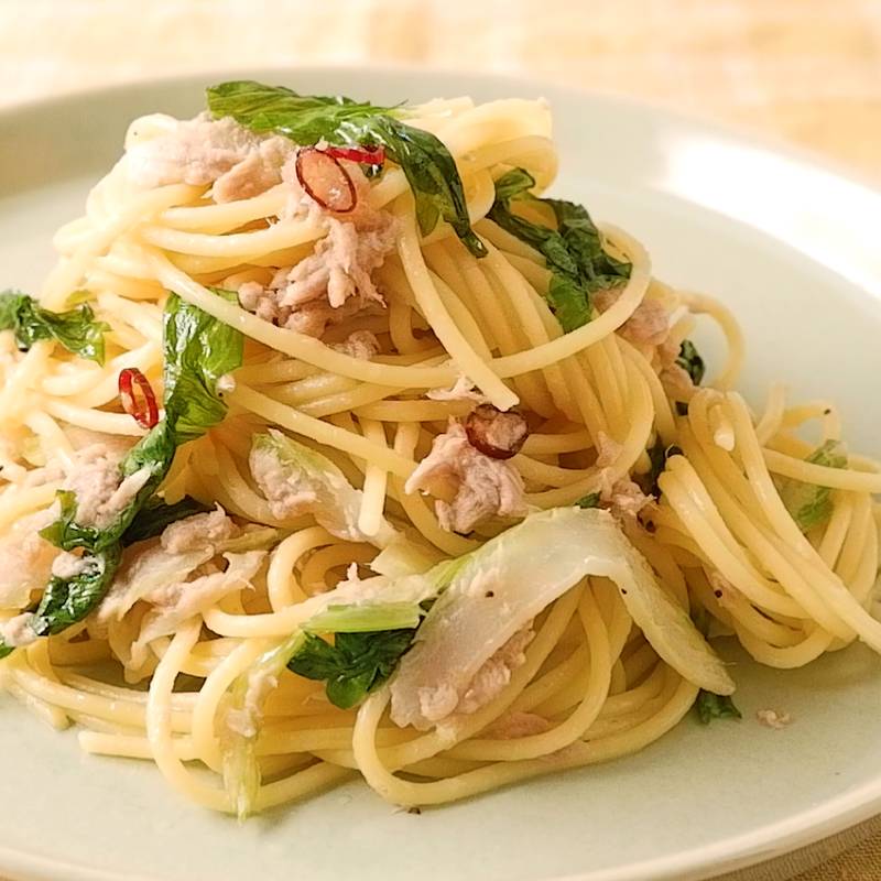 セロリとツナのペペロンチーノ 作り方 レシピ クラシル