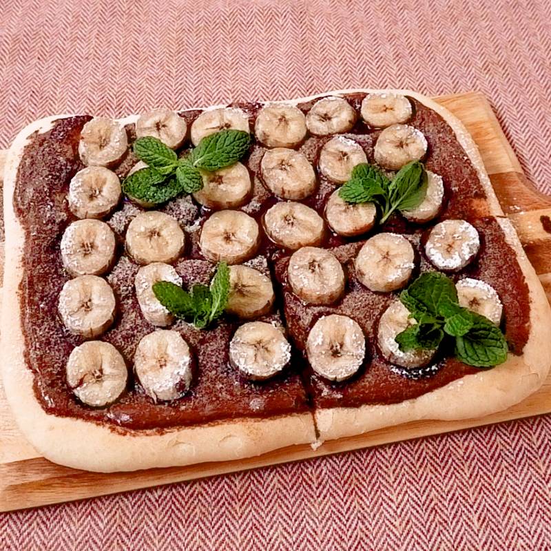 チョコレートピザのレシピ (Cici の模倣品)