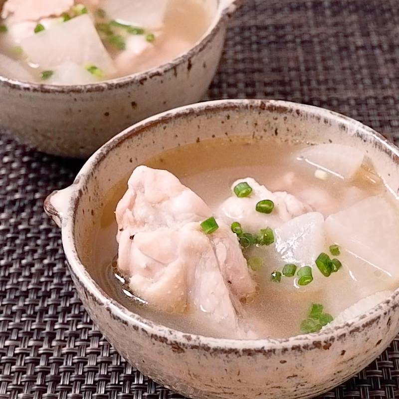 大根と手羽元の中華風スープ 作り方 レシピ クラシル