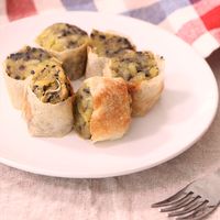 春巻きの皮で サクサク スイートポテトパイ
