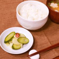 セロリときゅうりのピリ辛浅漬け