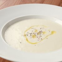 ほんのり甘い 桃の冷製ポタージュ