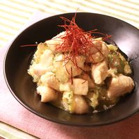 鶏むね肉とゴーヤのみそマヨチーズソテー