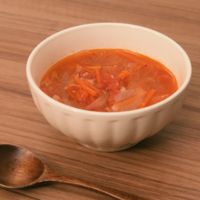 ツナとトマトの春雨スープ