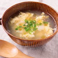 長芋でとろとろ 中華卵スープ