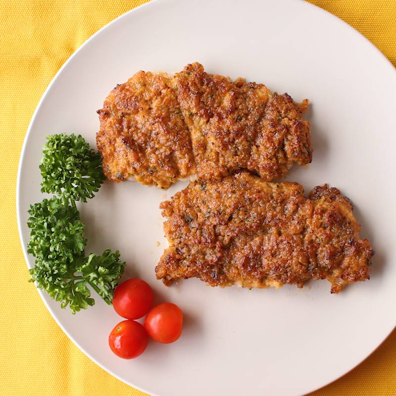 トースターで 豚肉のパン粉焼き 作り方 レシピ クラシル
