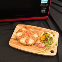 添え野菜も同時に作れる! パーティーハンバーグ