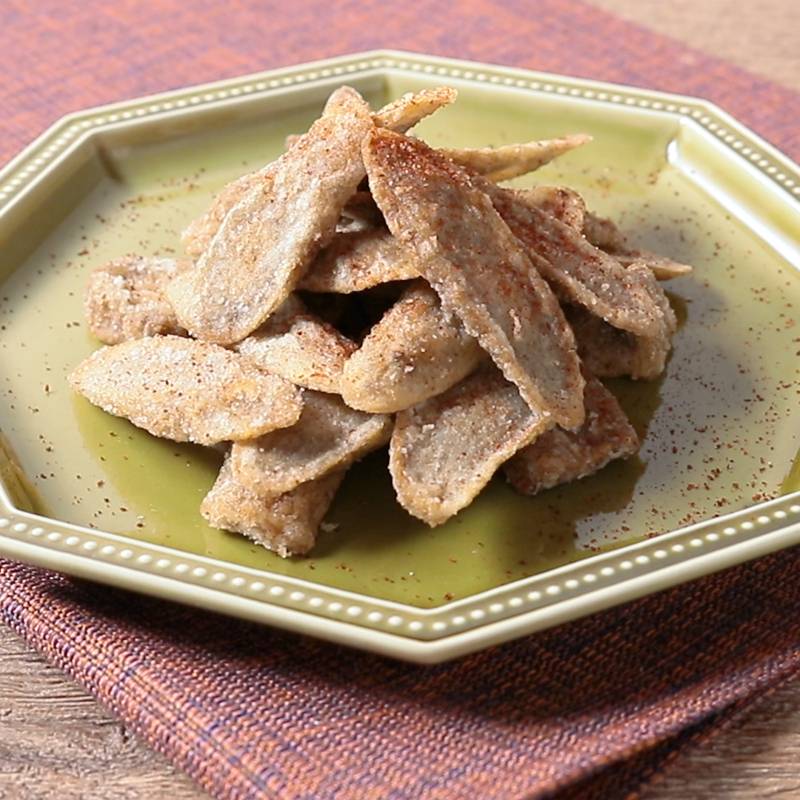 ごぼうのコロコロバター醤油焼き 作り方 レシピ クラシル