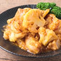 鶏肉とカリフラワーのチリソース