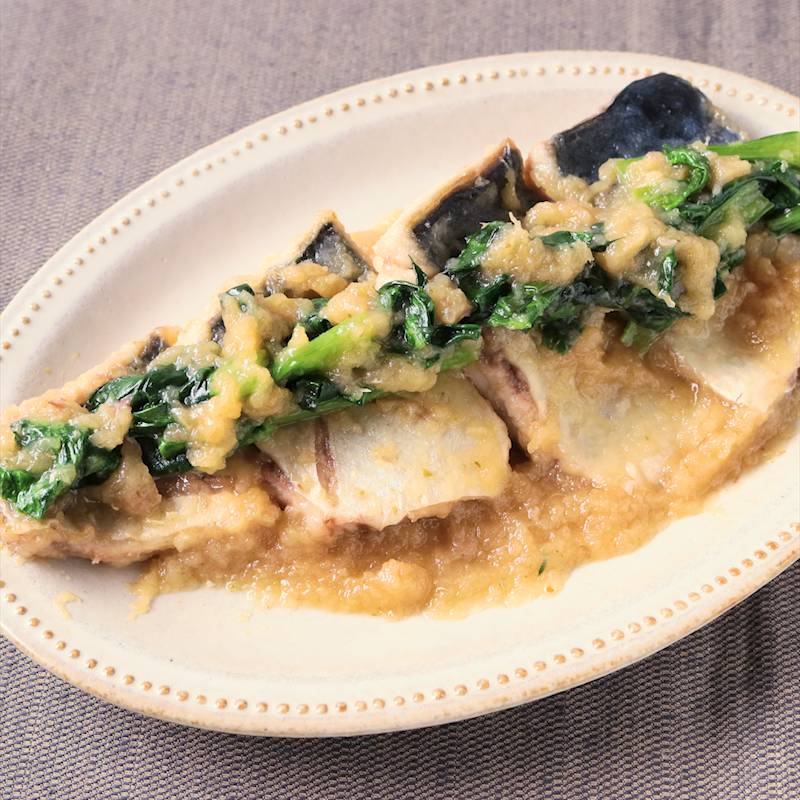 フライパン１つで 焼きサバのみぞれ煮 作り方 レシピ クラシル