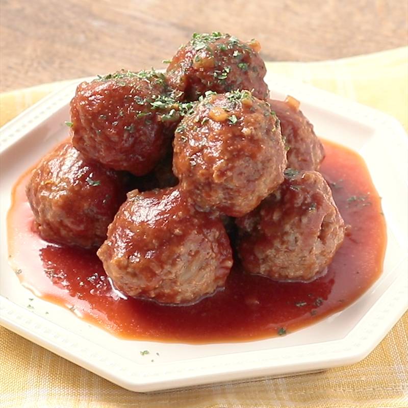 ズッキーニのミートボールのレシピ