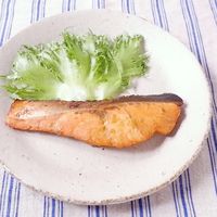 下味冷凍 鮭のカレー味噌マヨ漬け焼き