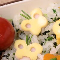 キャラ弁に チーズとハムの簡単ちょうちょう
