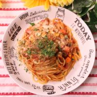 カレー香る!トマトのスパイシースパゲティ