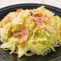 電子レンジでチン たっぷりキャベツの蒸しそば