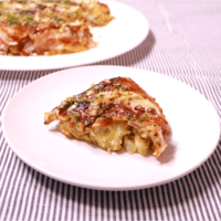 千切りキャベツ山盛り!キャベツお好み焼き