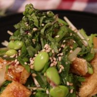 シンプル!水菜のサラダ
