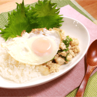 豆腐入り!和風ガパオライス
