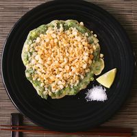 クリスピー揚げ玉チヂミ焼き