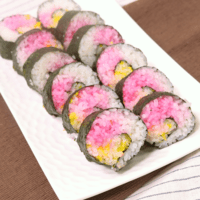 お花見に 春色太巻き