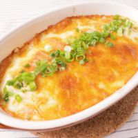 豆腐クリームの明太子ドリア