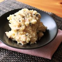 豆腐とオリーブのポテトサラダ