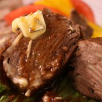 スタミナがっつり!にんにくと牛肉のミルフィーユ