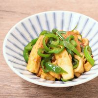 はんぺんとピーマンの炒め物