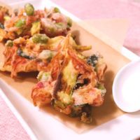 カラッと美味しい ズッキーニのかき揚げ