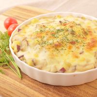 3種きのことさつまいものクリームドリア