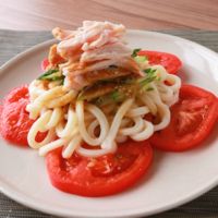 火を使わない 簡単バンバンジーうどん