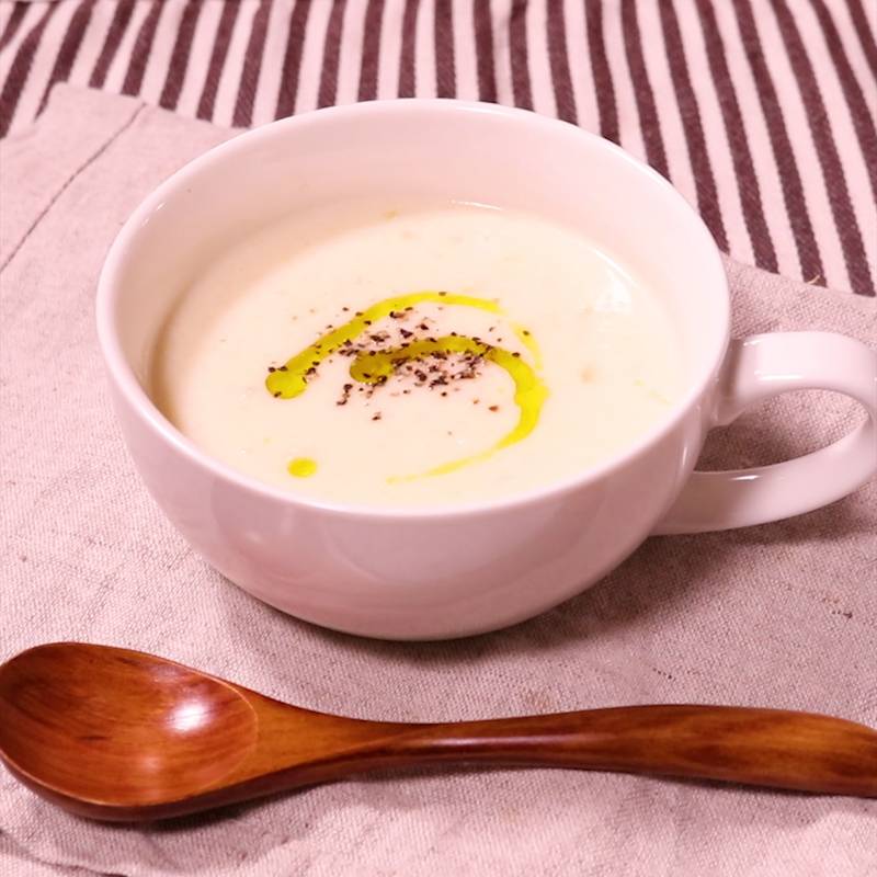 カリフラワーのクリームスープのレシピ