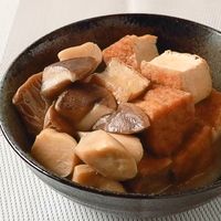 厚揚げとエリンギのしょうゆ煮