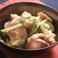 簡単副菜 鶏肉ときゅうりのさっぱり和え