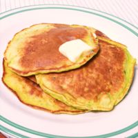 お食事スイーツ!ズッキーニのホットケーキ