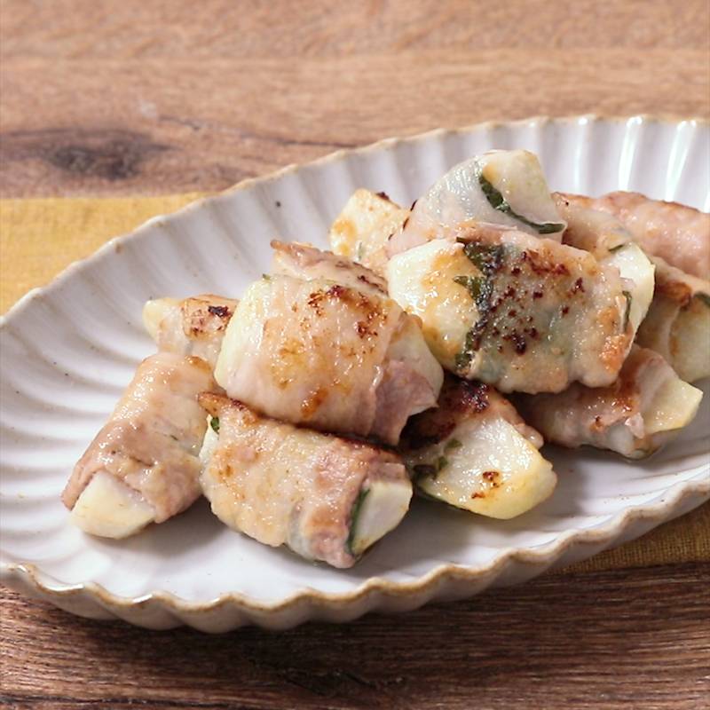 豚肉のくるくる梅しそ巻き 作り方・レシピ | クラシル